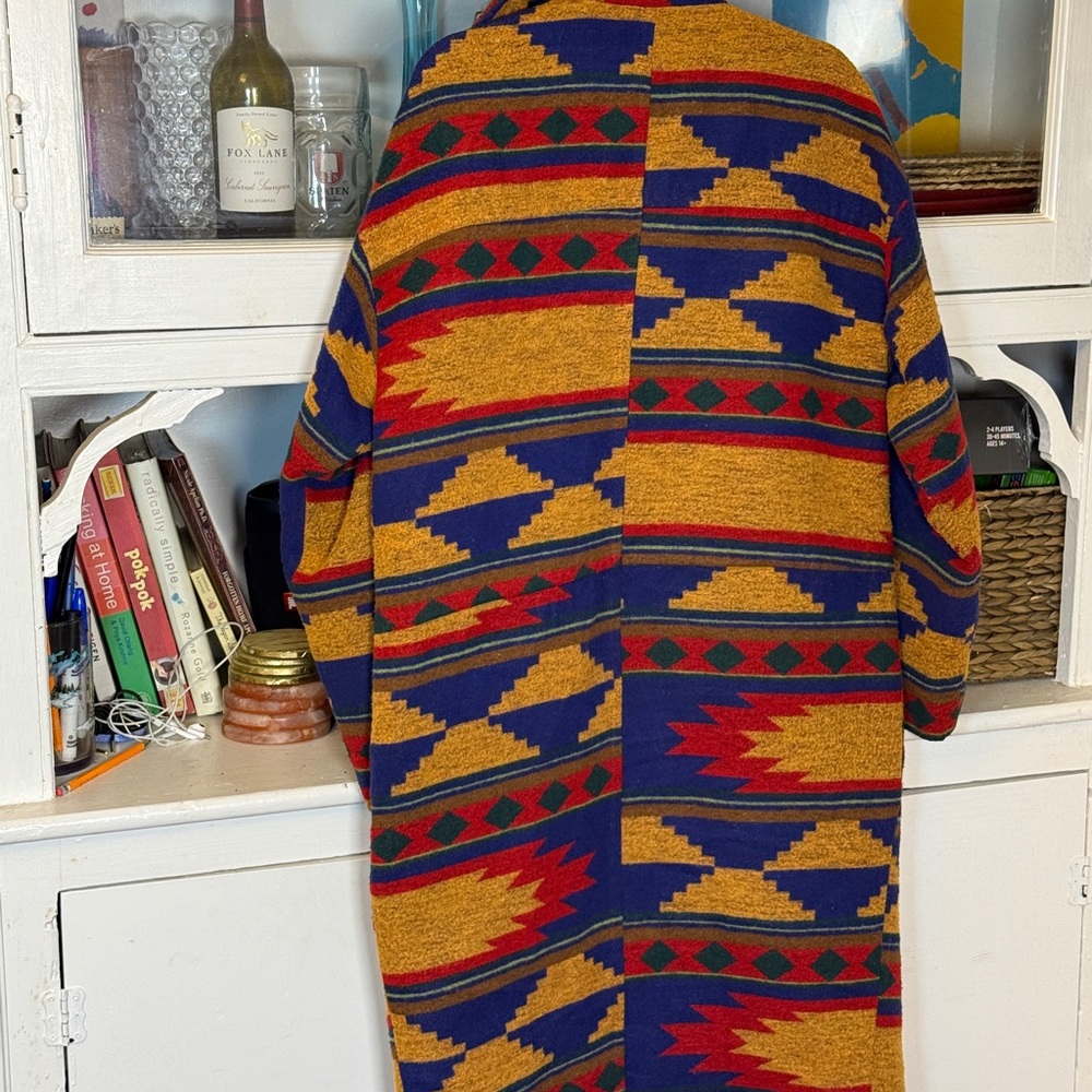 BDG Multicolor Patterned Blanket Coat - image 4